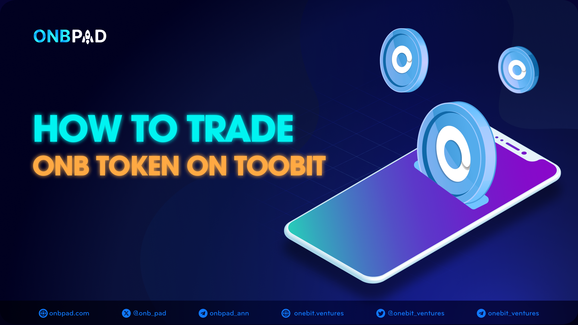 How to Spot Trade with ONB on Toobit Exchange